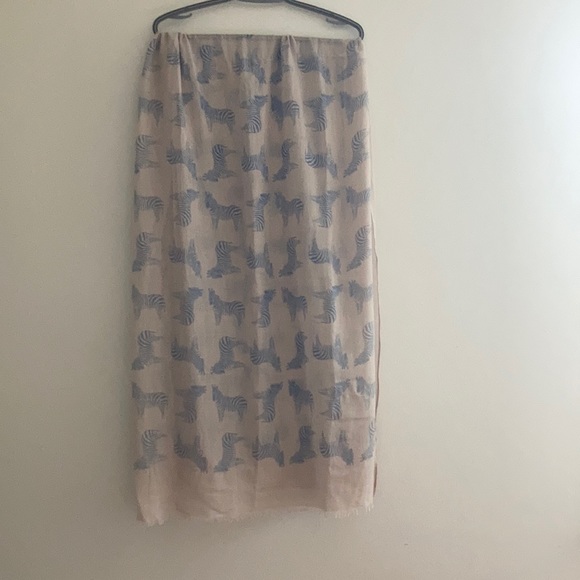 Tickled Pink Zebra Scarf - Picture 2 of 5